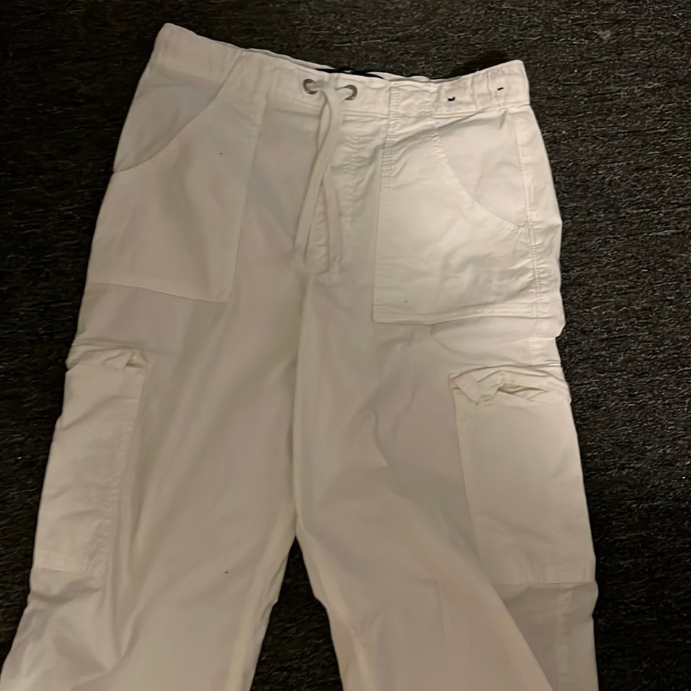 I'm selling white cargos from Hollister
